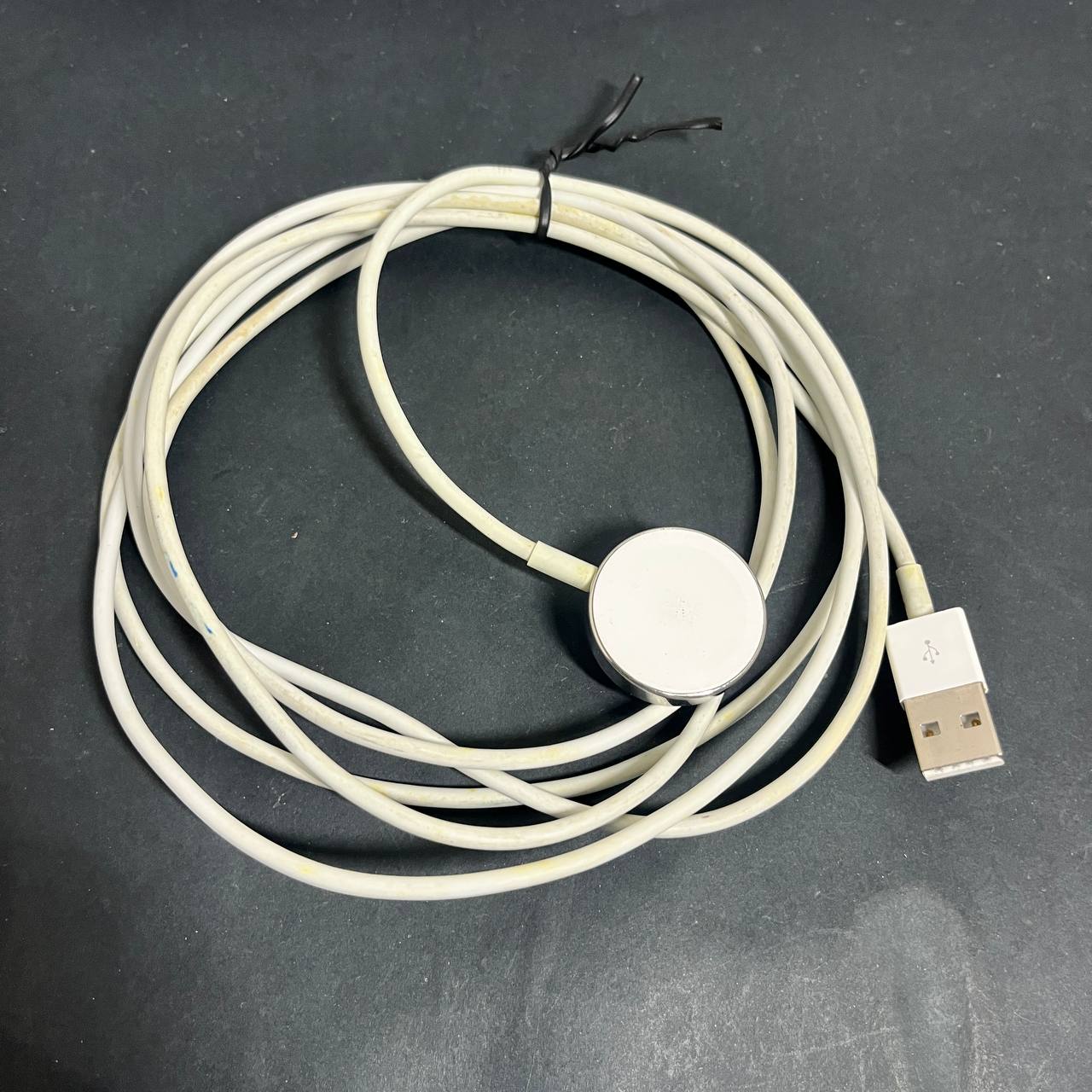 2 Metros, Cargador Magnético Apple Watch USB-A Blanco