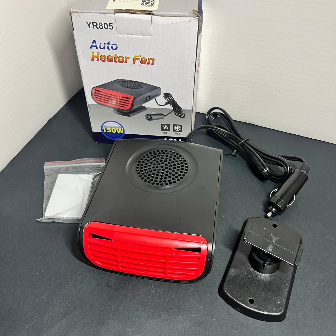 Calefactor y Ventilador Portátil para Vehículo 12V 150W Modelo YR805