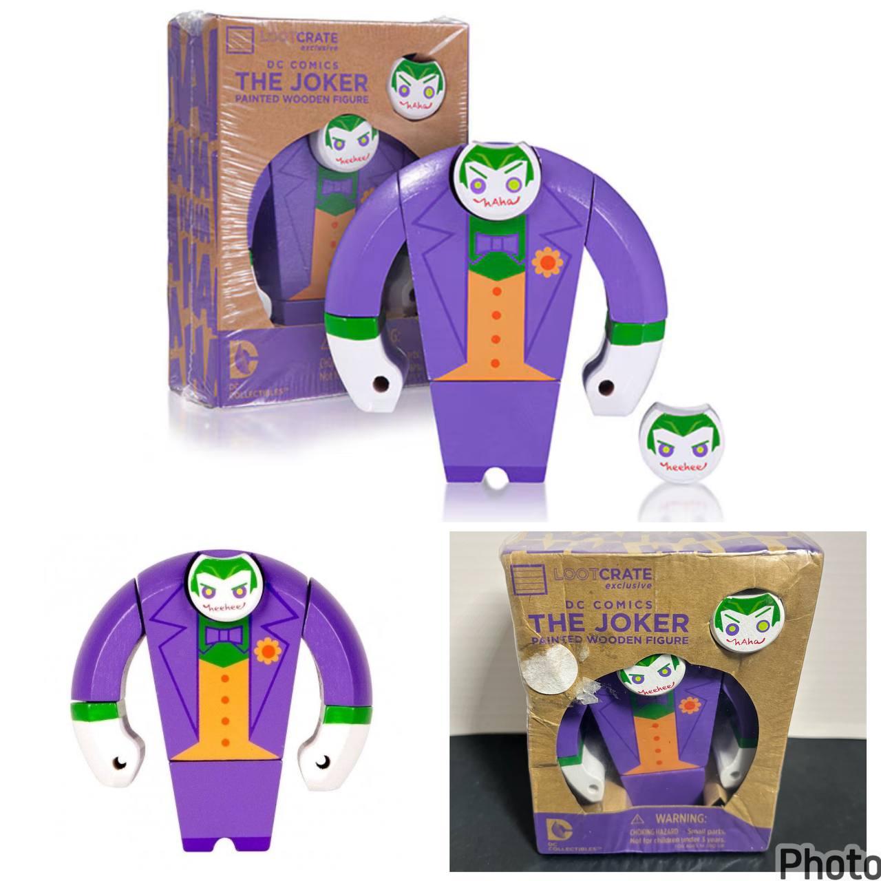 Figura Coleccionable El Guasón (The Joker) DC Comics - Edición Exclusiva Madera