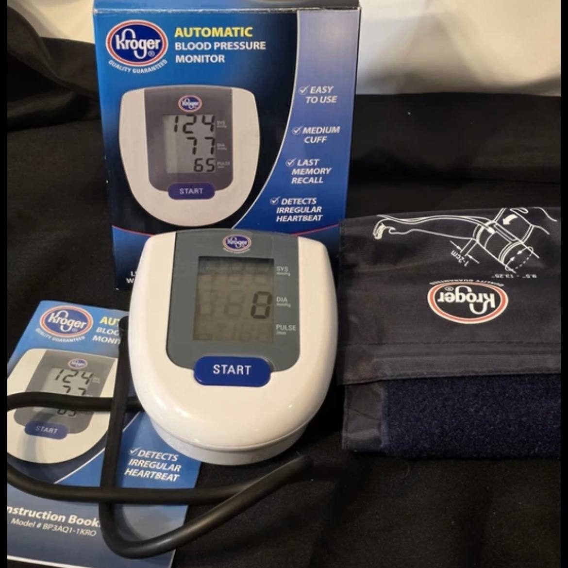 Monitor de Presión Arterial Automático Kroger BP3AQ1-1KRO con Brazalete Mediano
