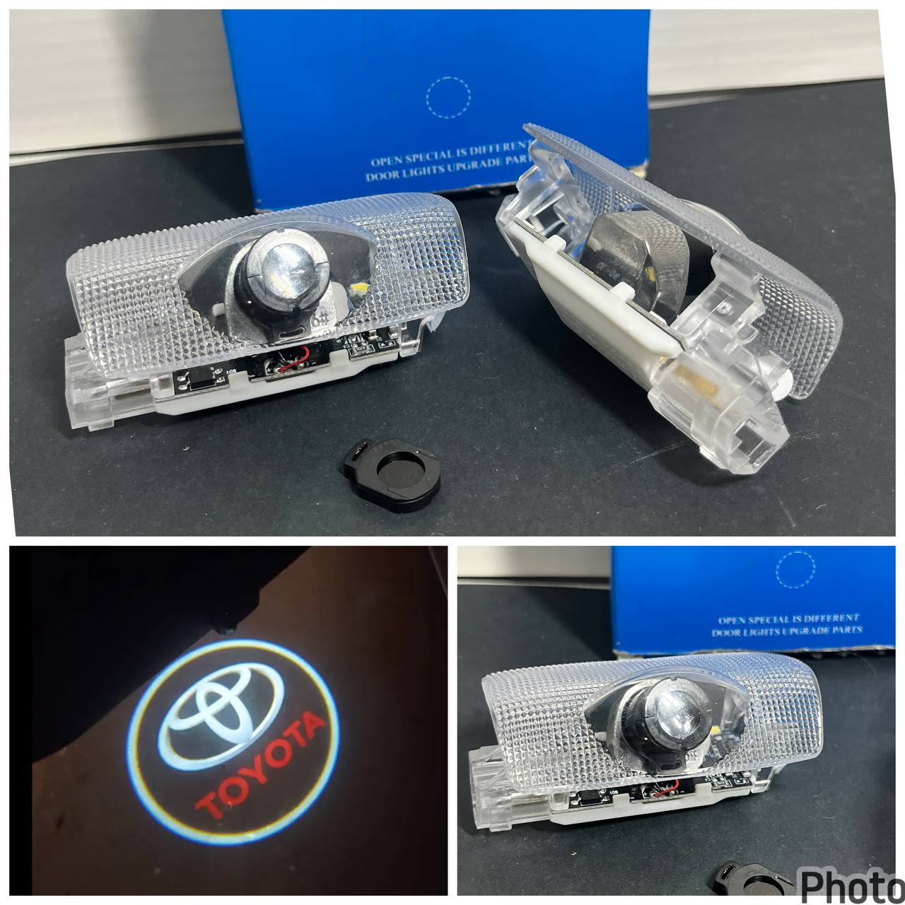 Proyector LED de Logo Toyota para Luces de Cortesía en Puertas (2 Piezas)