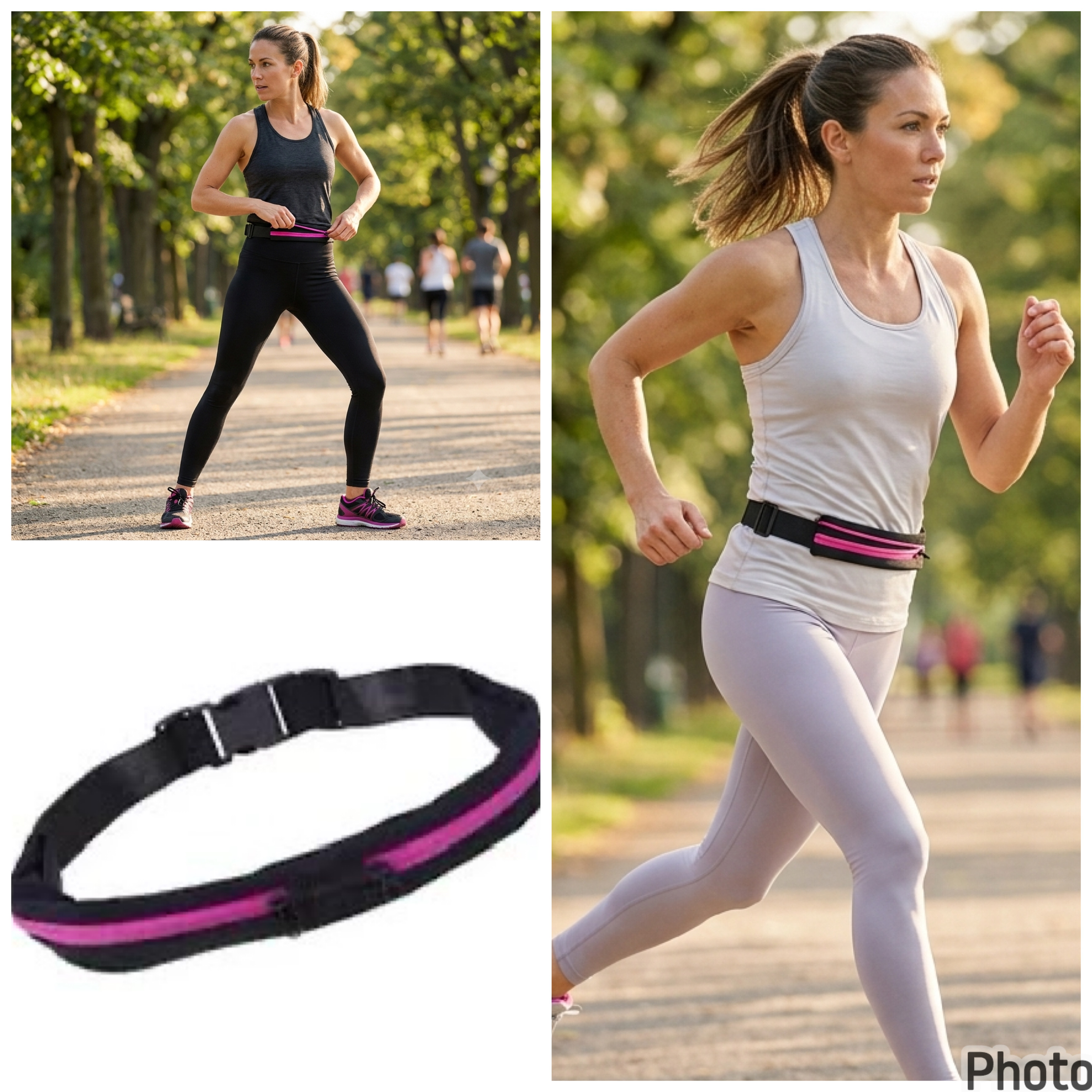 Cinturón Deportivo Expandible "Ball" | Cangurera Ajustable para Celular y Accesorios