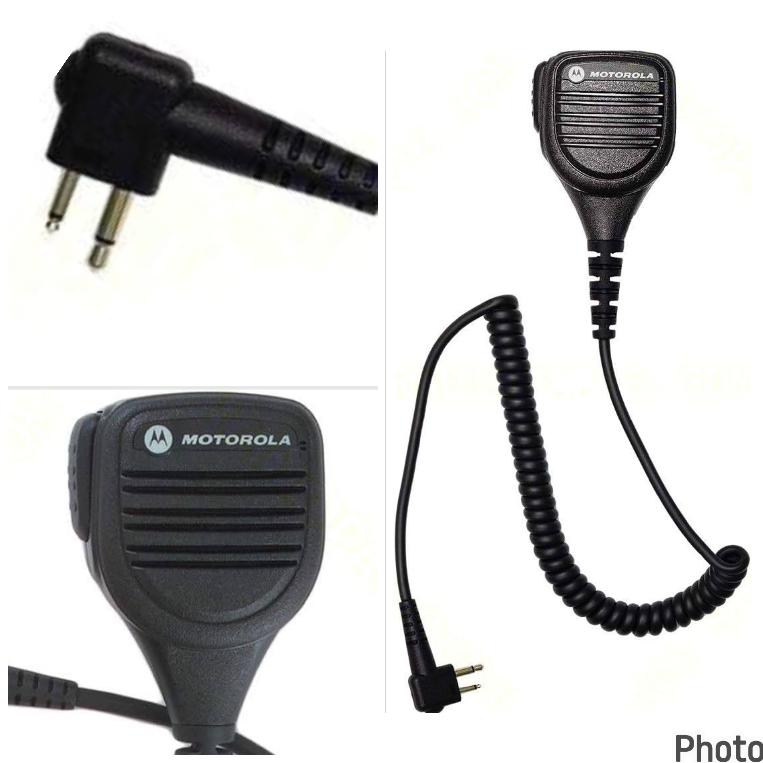 Micrófono de altavoz remoto con conector de audio de 0.138 in Micrófono de hombro 2 pines