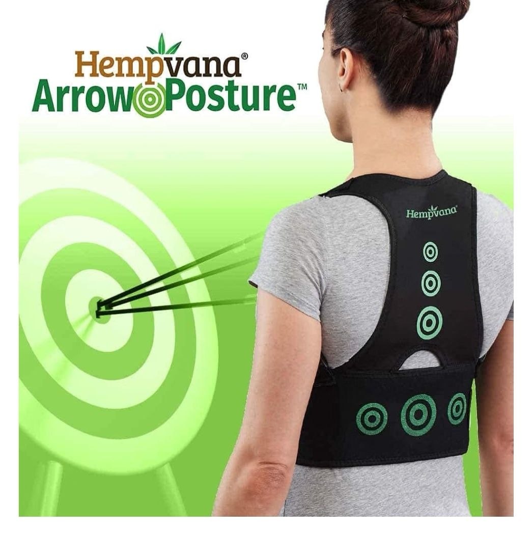 Soporte De Espalda Ergonomico Hempvana / Talla S-M