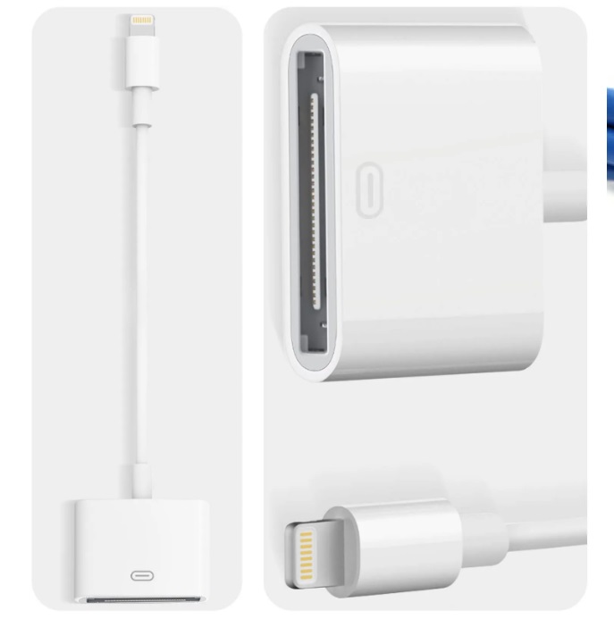 Original adaptador Lightning a 30 pines de Apple, Para iPod y iPhone