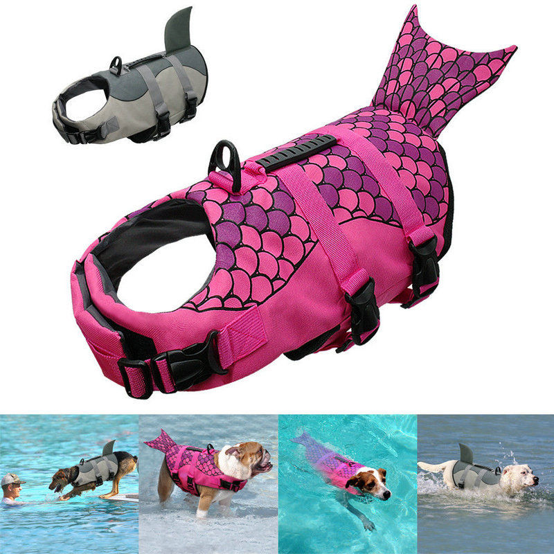 Chaleco Salvavidas para Perro con Asa de Rescate y Correas Ajustables - Talla XS