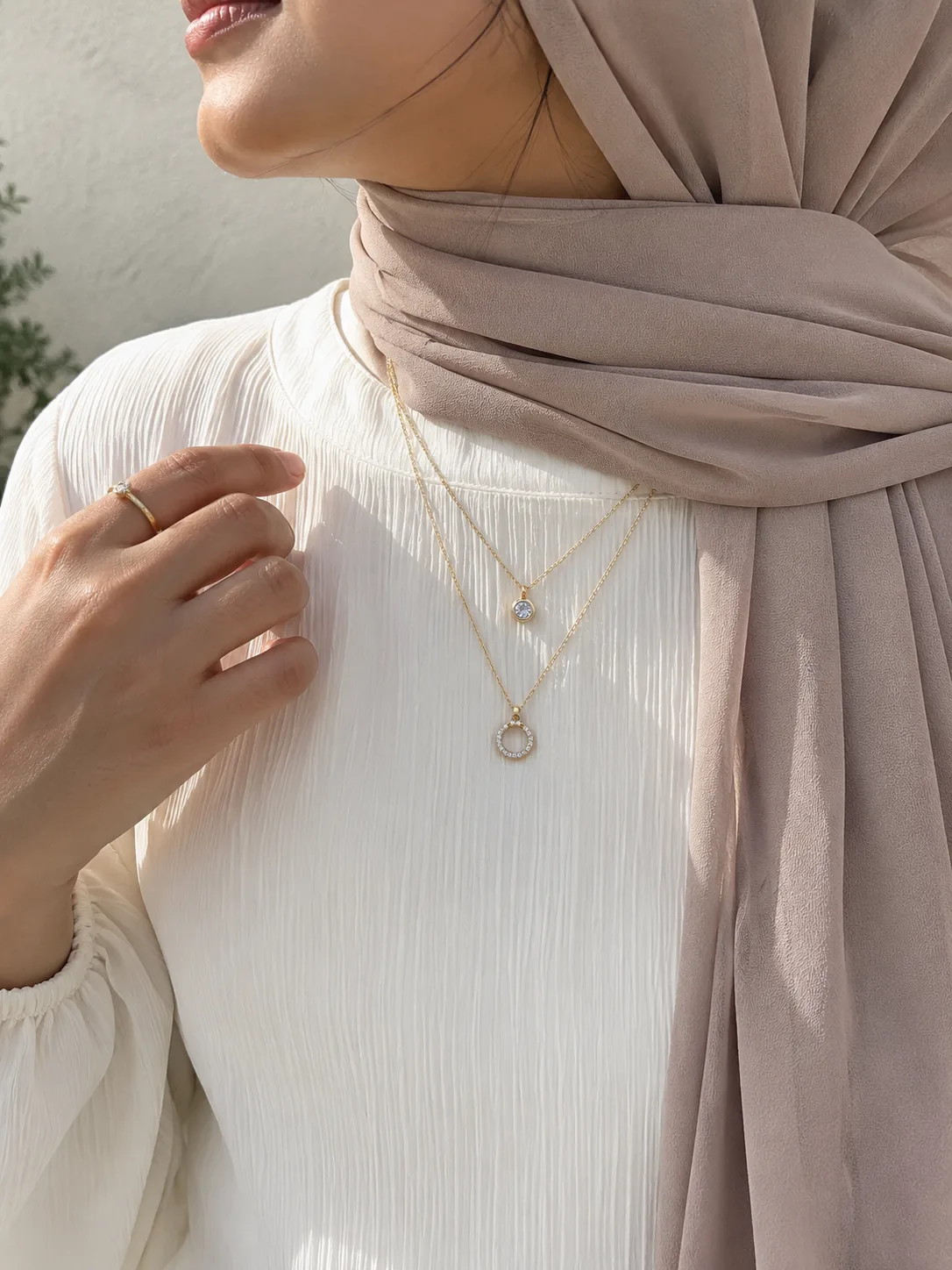 Radiant Halo Double Layer Chain