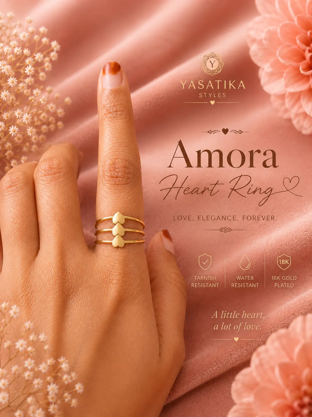 Amora Heart Ring