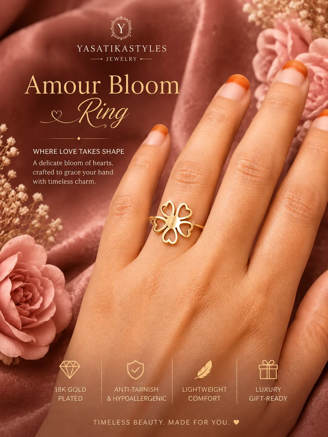 Amour Bloom Ring