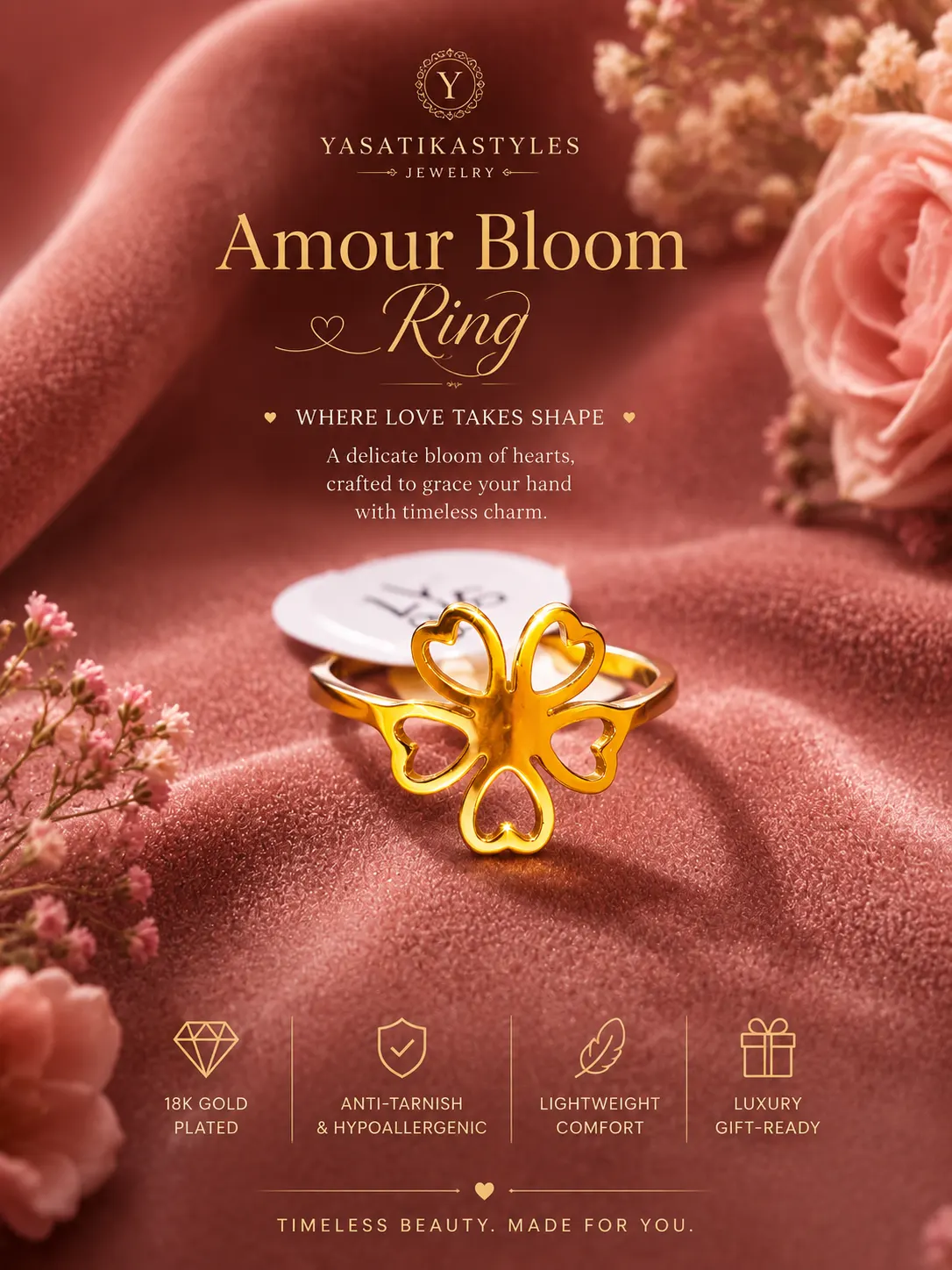 Amour Bloom Ring