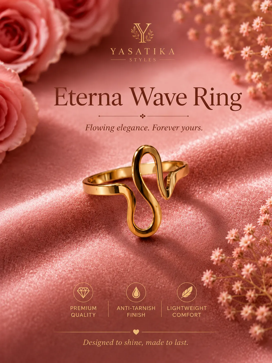 Eterna Wave Ring