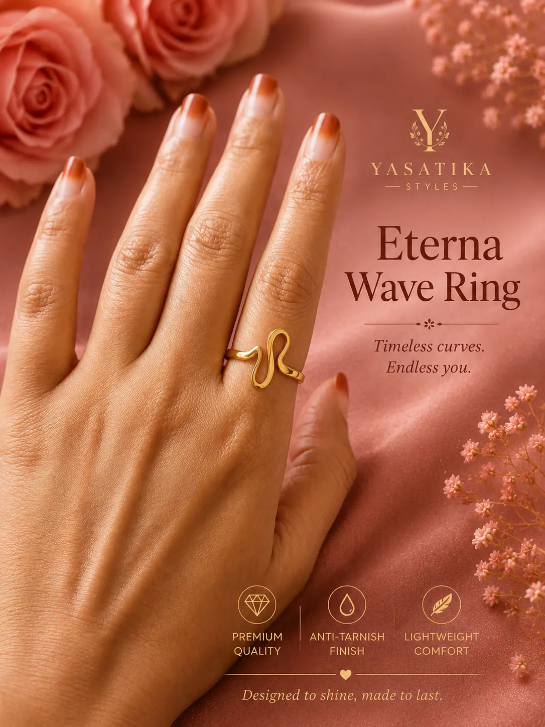 Eterna Wave Ring