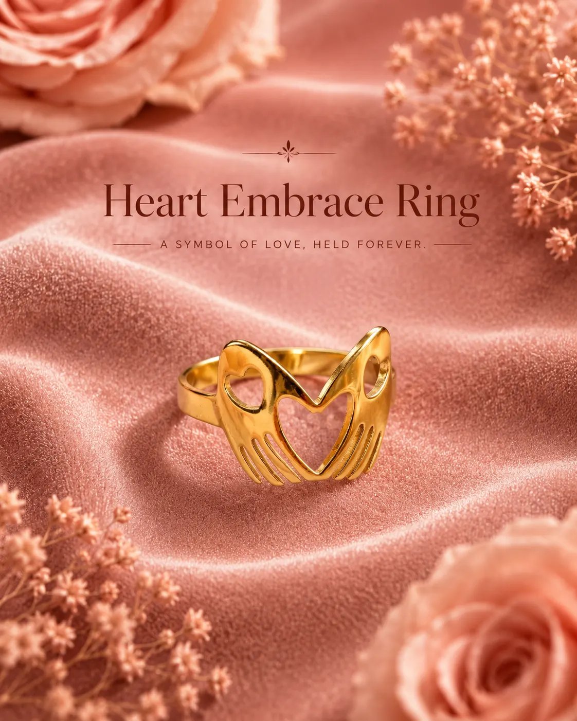 Heart Embrace Ring