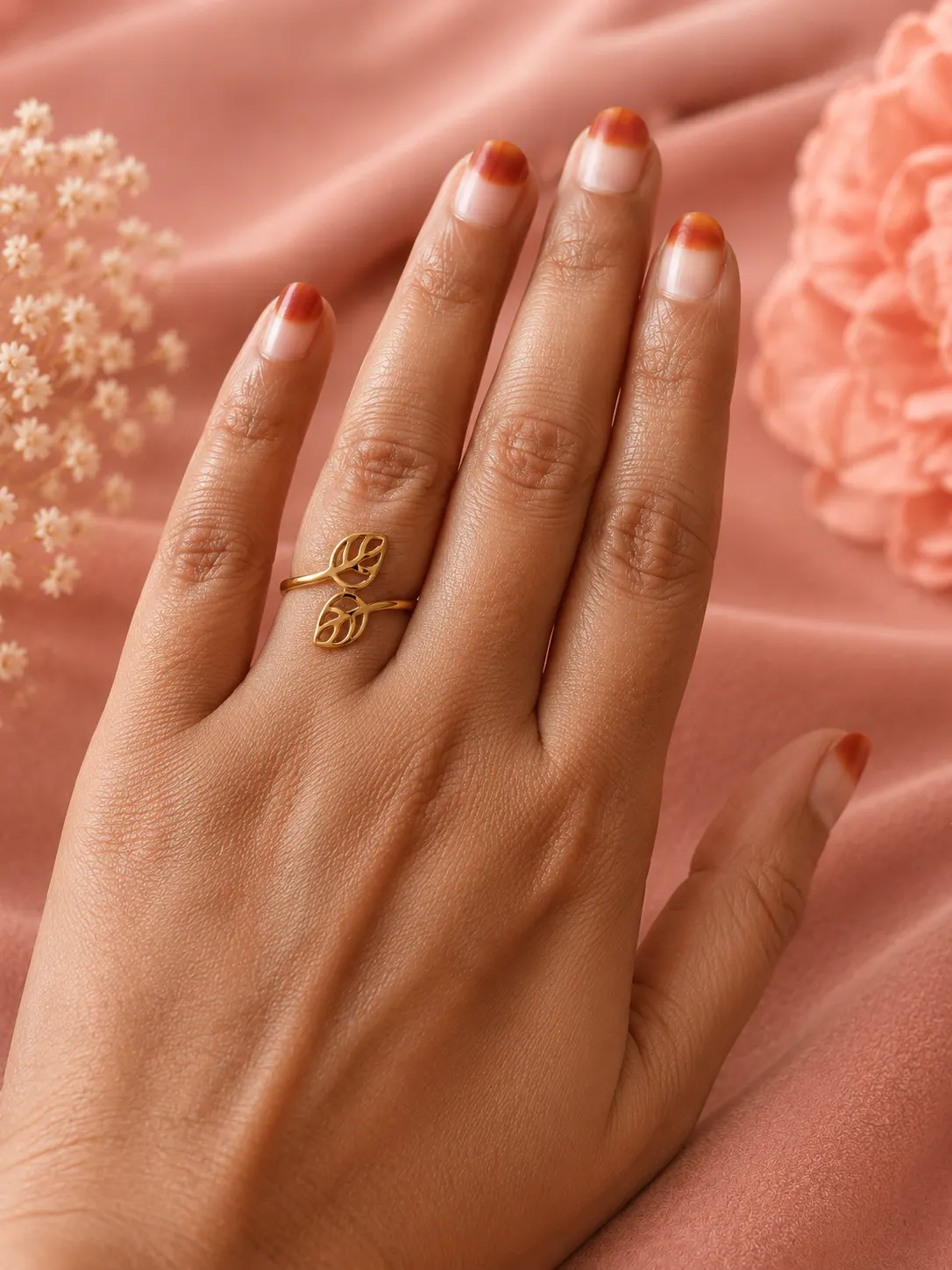 Leaf Whisper Ring