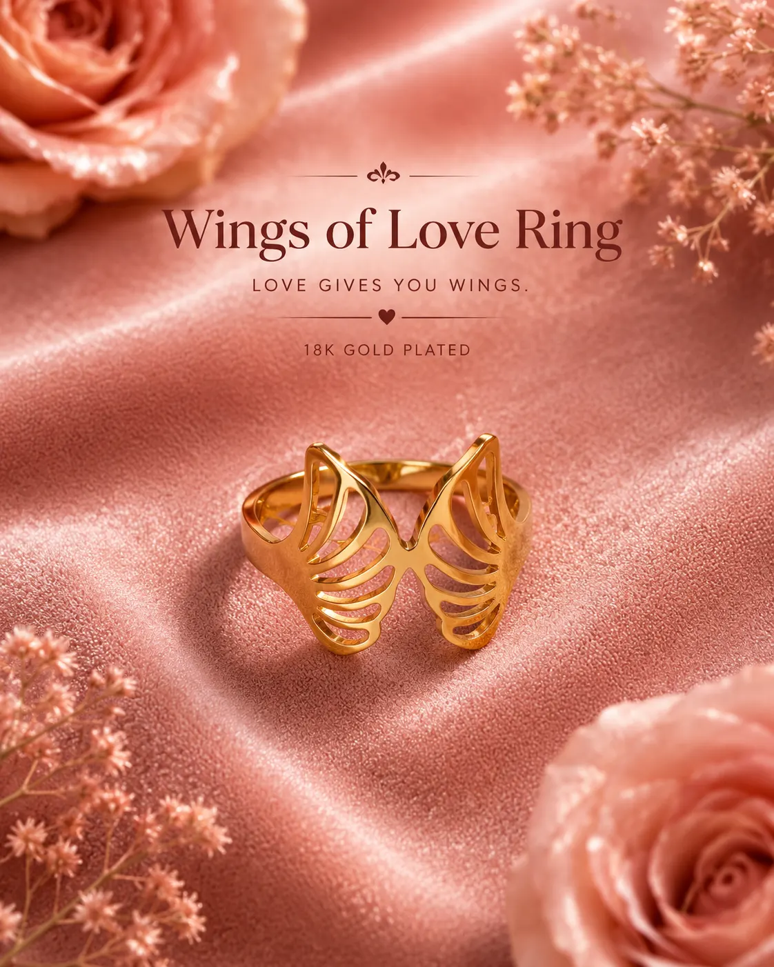 Wings of Love Ring