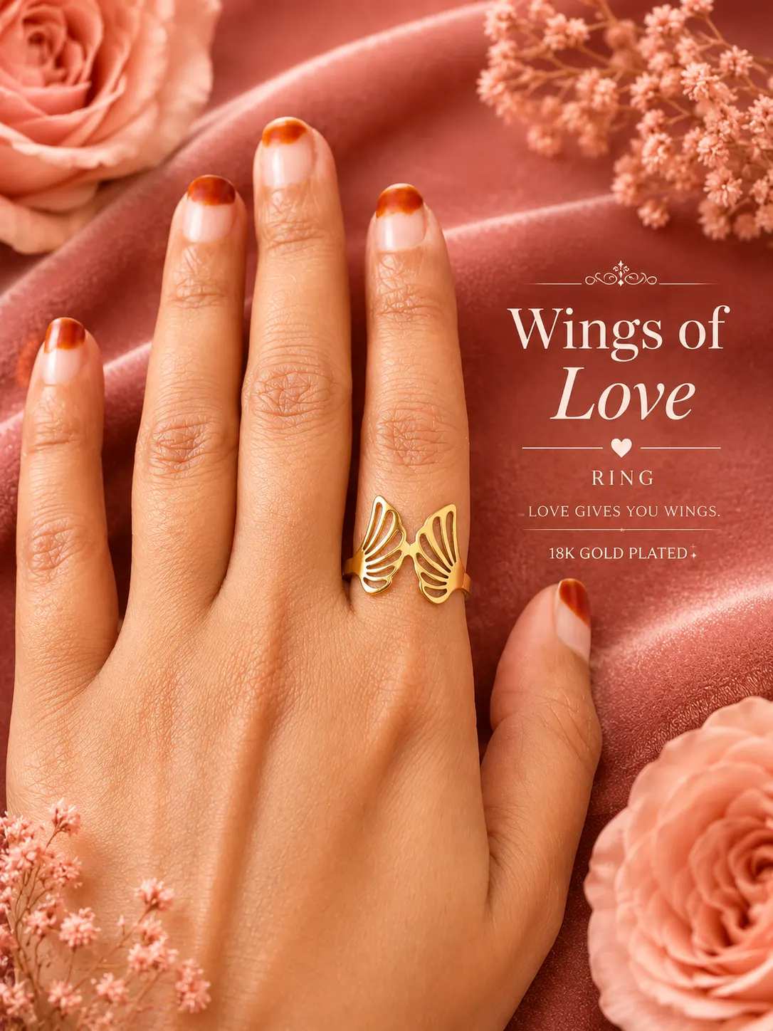 Wings of Love Ring