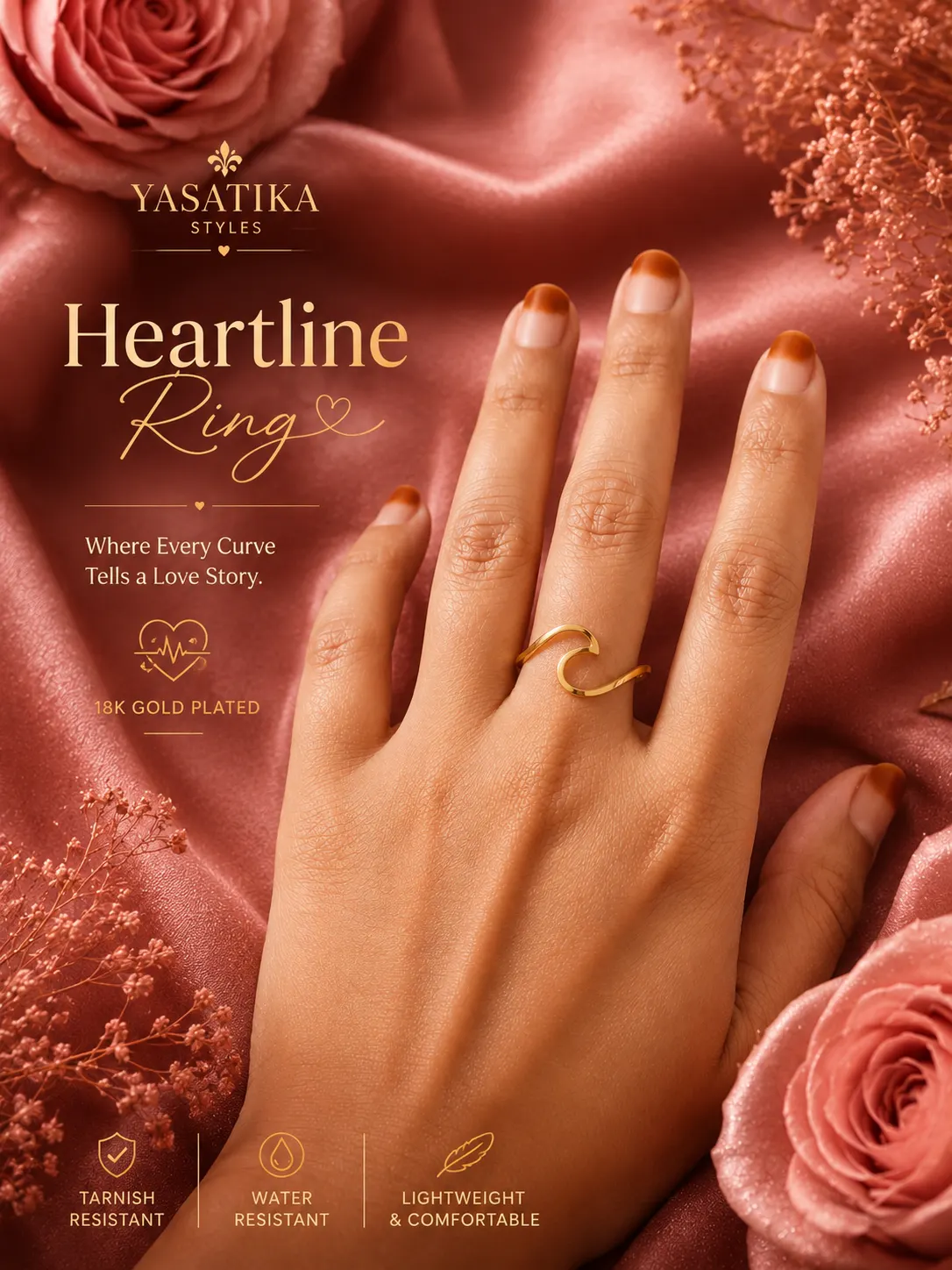 HeartLine Ring