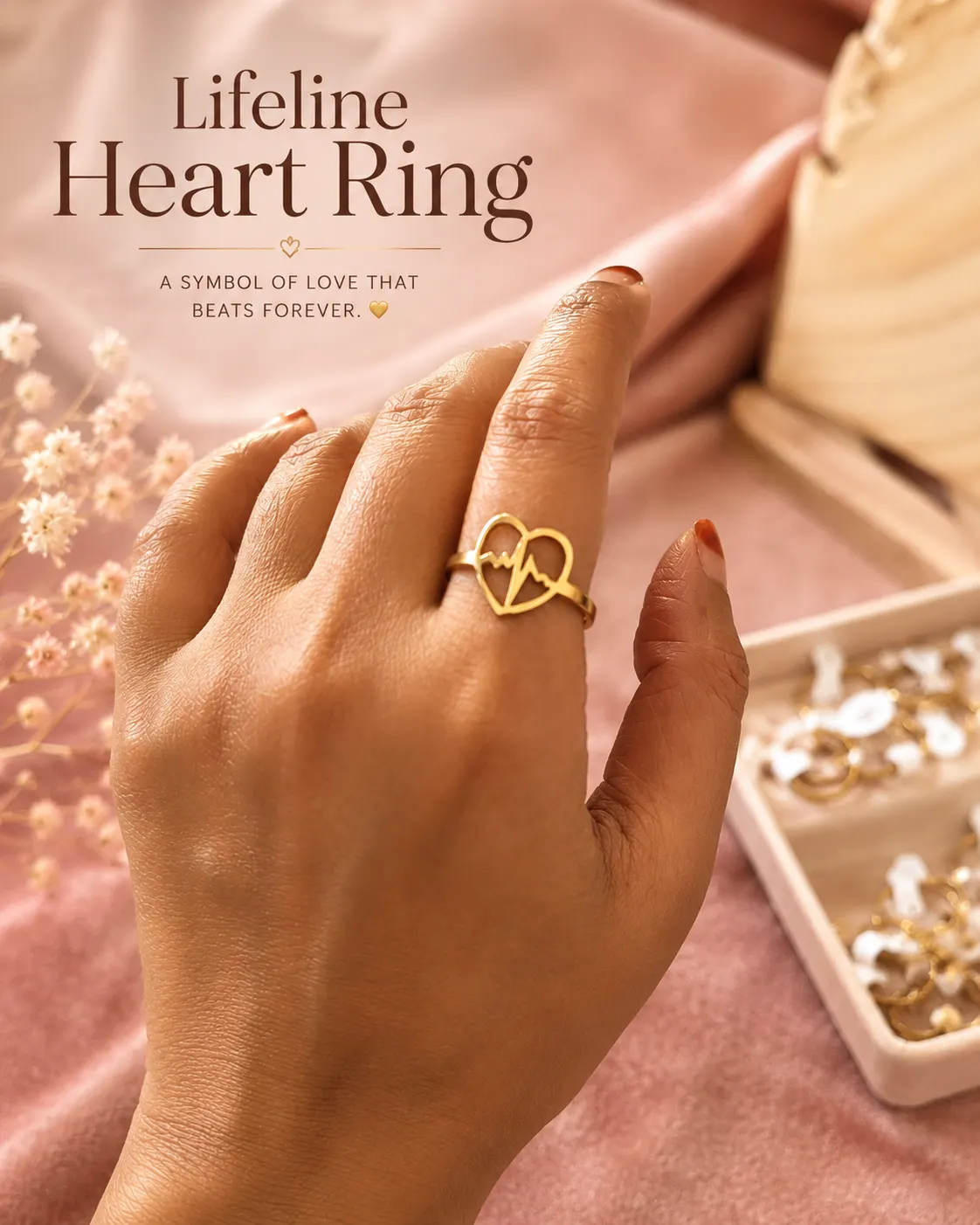 LifeLine Heart Ring
