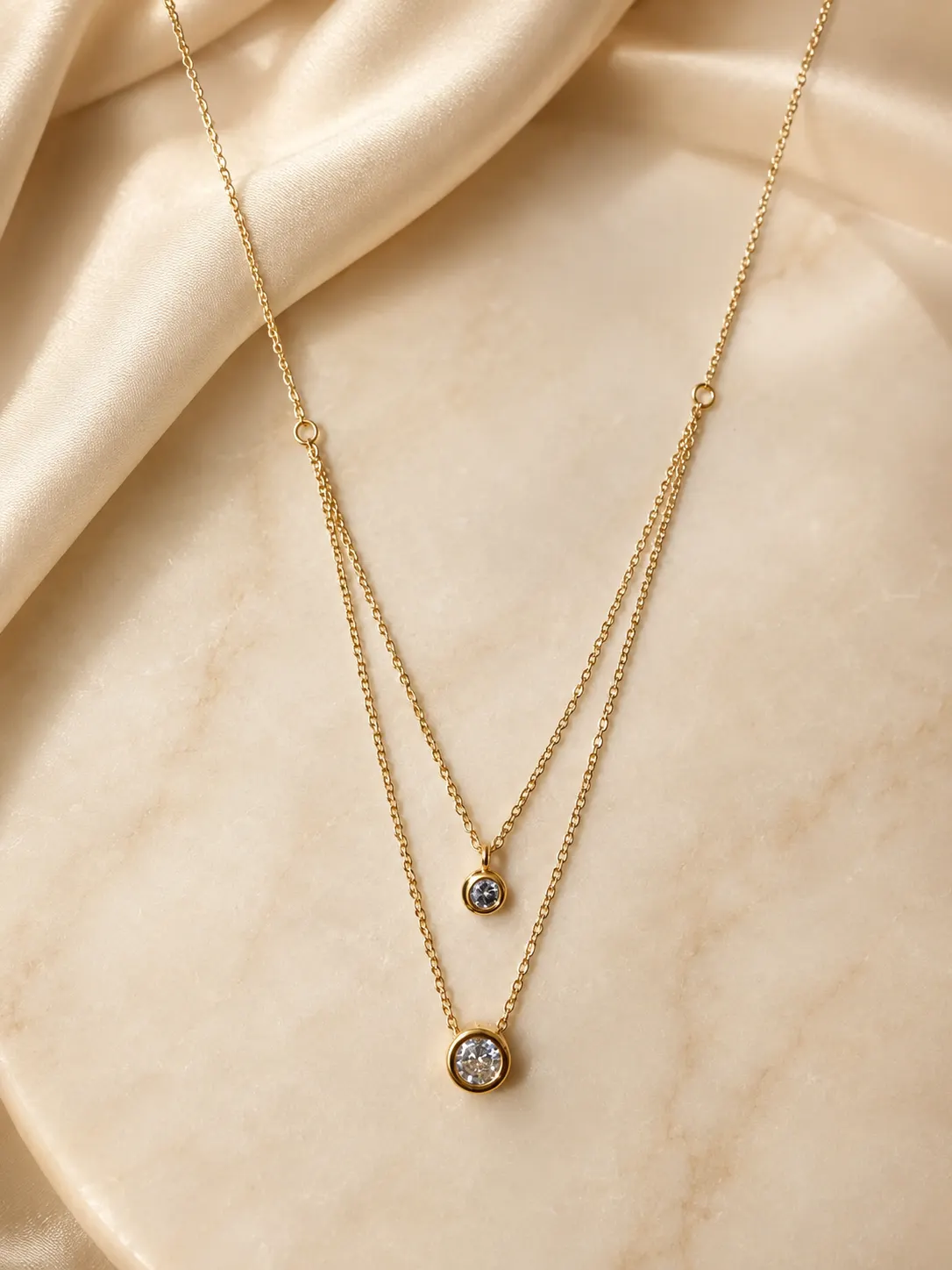 Stone Double Chain
