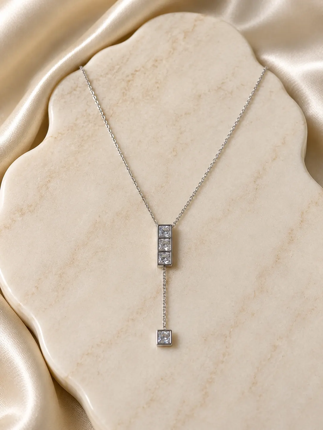 Silver Stone chain