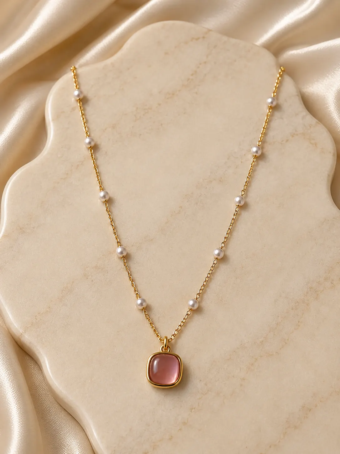Aurora Pearl Mist Pendant