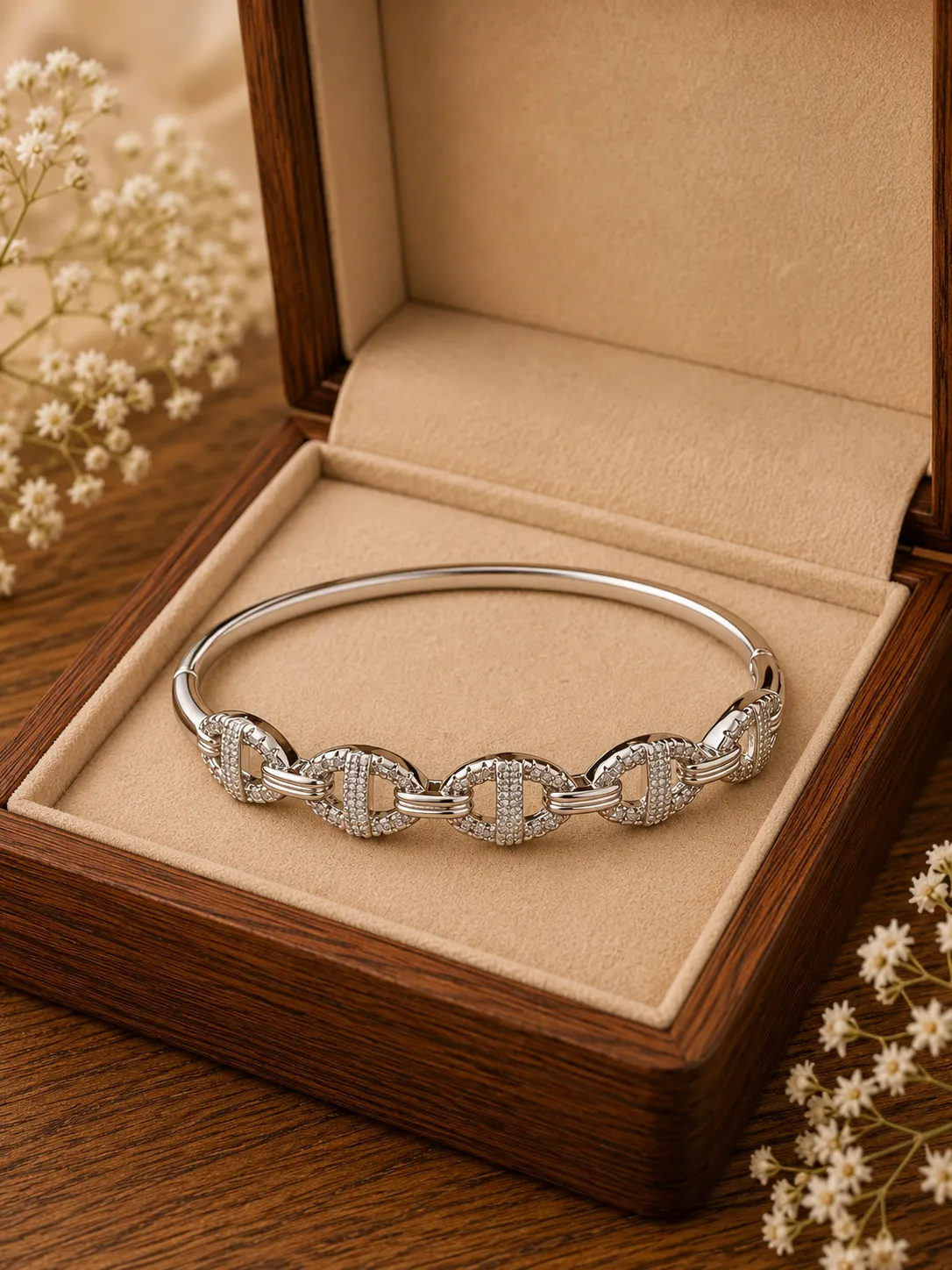 Luxe Oval Link Bangle