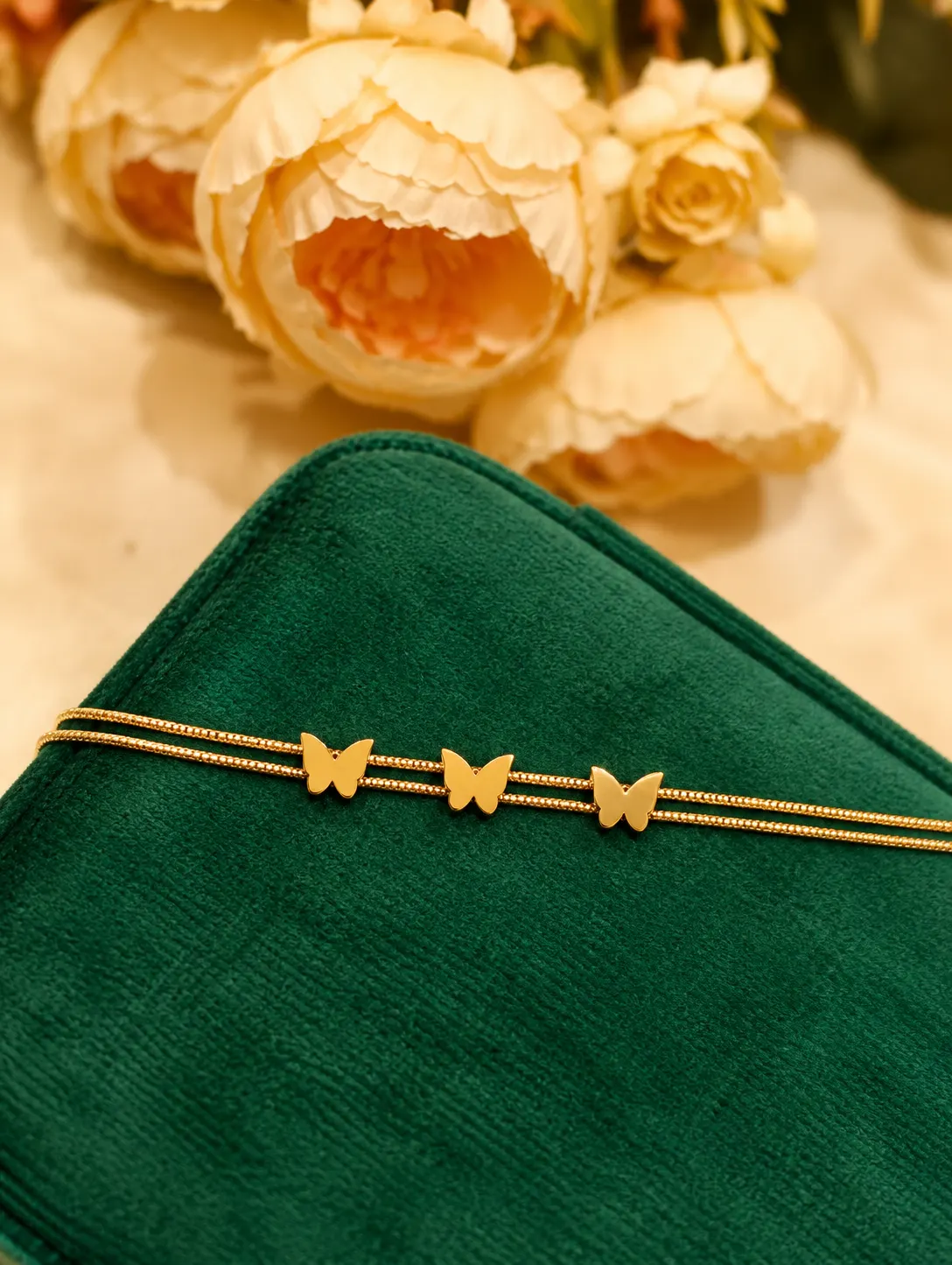 Butterfly double chain Bracelet
