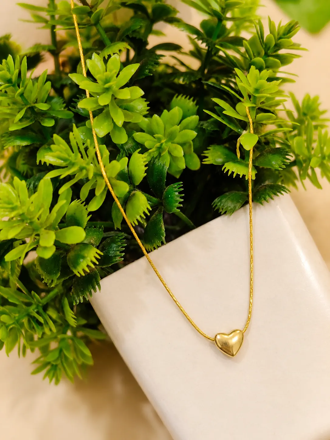 Golden Hour Heart Pendant