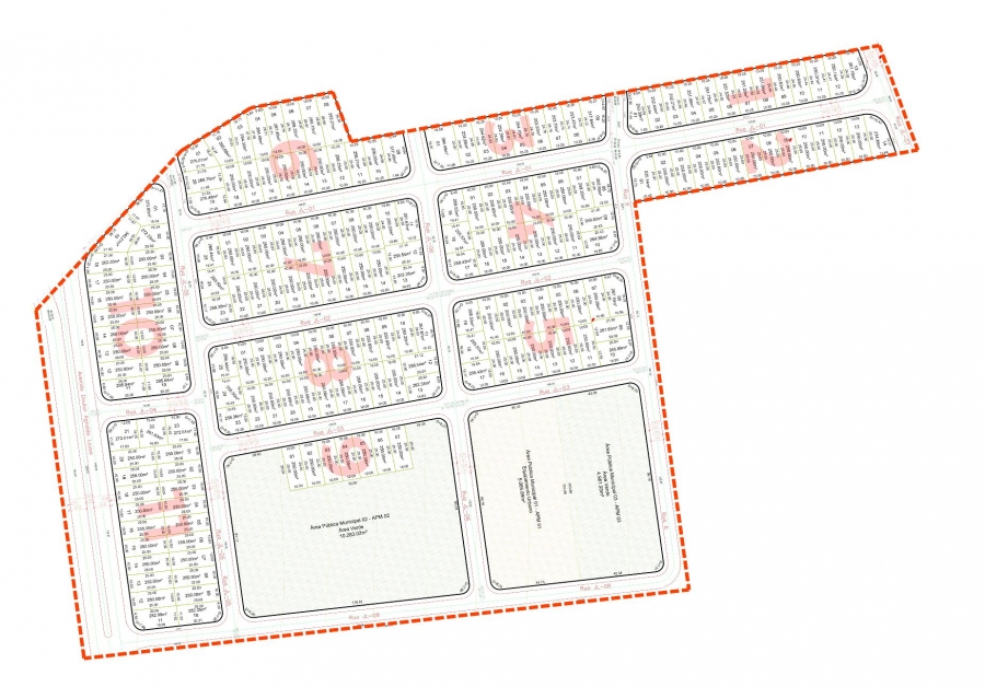 Foto da planta do empreendimento Jardim Louzandes