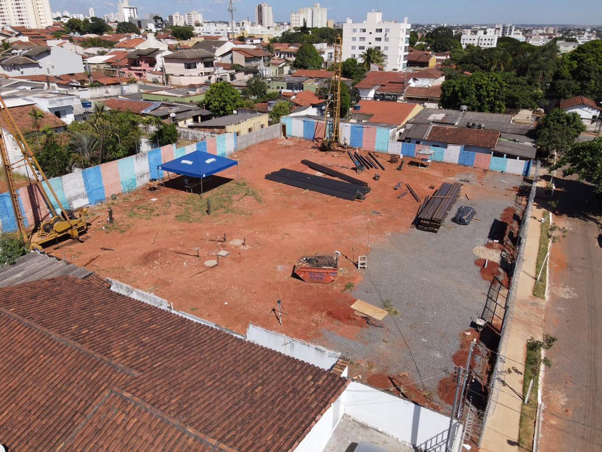 Andamento da Obra do Empreendimento Muy Bueno