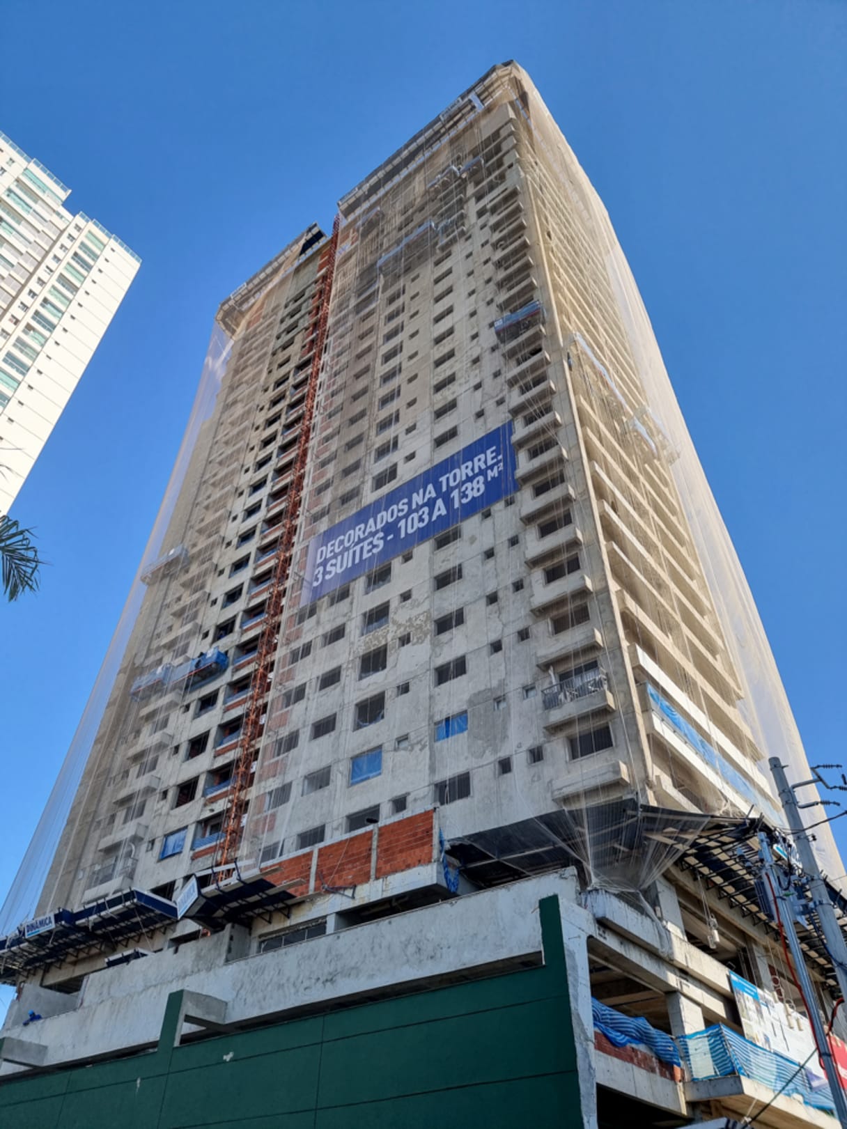 Andamento da Obra do Empreendimento Ello Vaca Brava