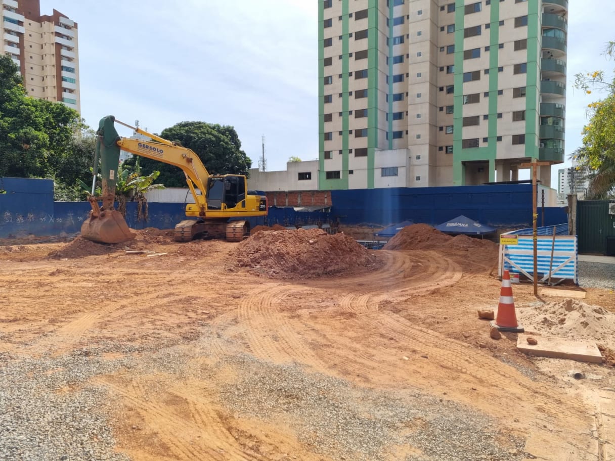 Andamento da Obra do Empreendimento Soft Pedro Ludovico