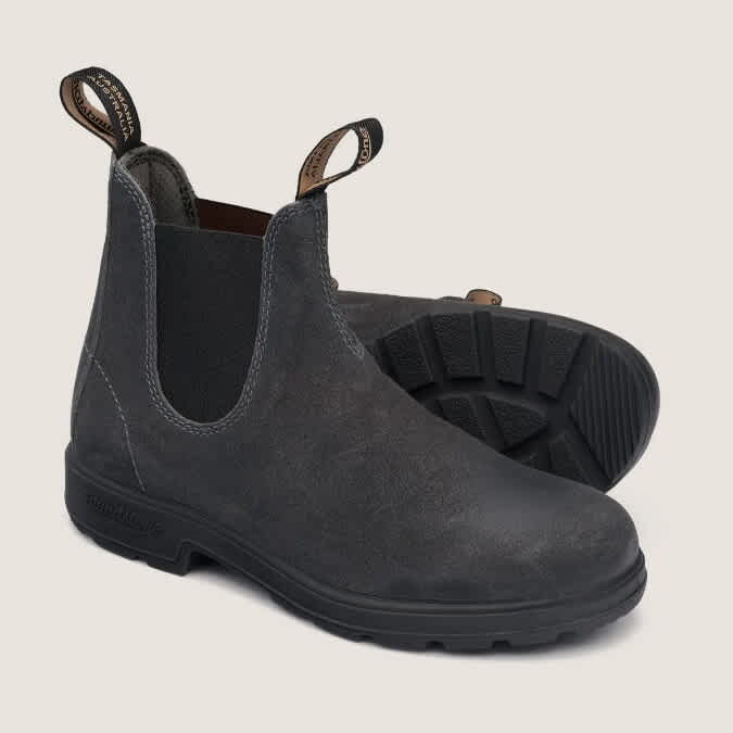 Blundstone-1910 Suede Original Steel Grey - Men's
