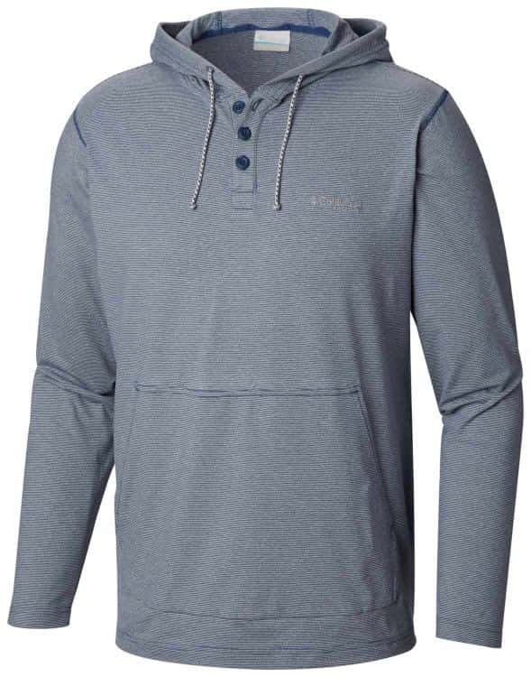 columbia henley hoodie