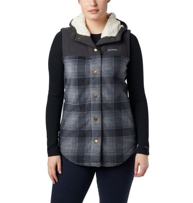 columbia sherpa vest womens