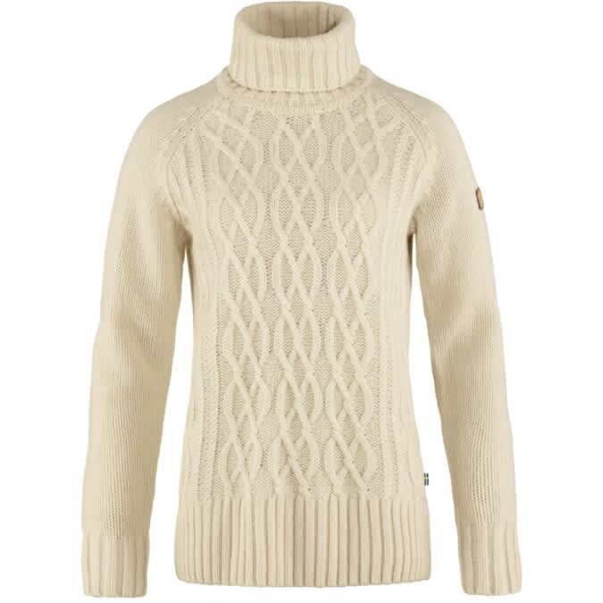 Fjällräven-Övik Cable Knit Roller Neck - Women's