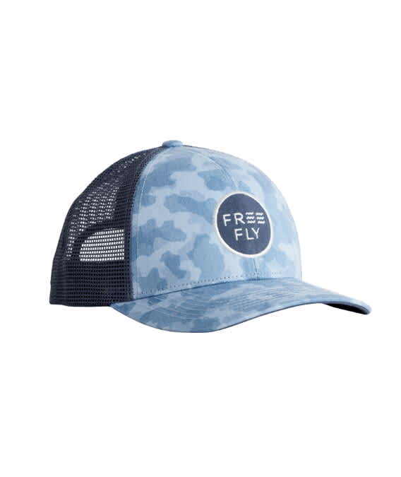 Free Fly-Camo Trucker Hat