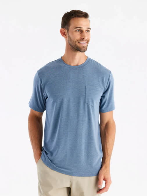 Free Fly-Bamboo Flex Pocket Tee - Men's