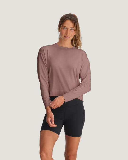 Free Fly-Bamboo Shade Crossover Long-Sleeve - Women's