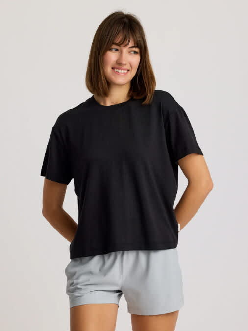 Free Fly-Bamboo Current Boxy Tee - Women's