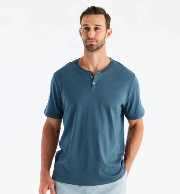 Free Fly-Bamboo Heritage Short-Sleeve Henley - Men's