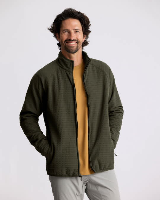 Free Fly-Gridback Fleece Jacket - Men's
