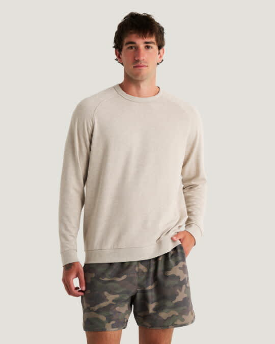 Free Fly-Bamboo Lightweight Fleece Crew - Men's