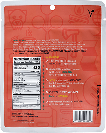 Good to Go-Marinara with Penne (Single Serving)