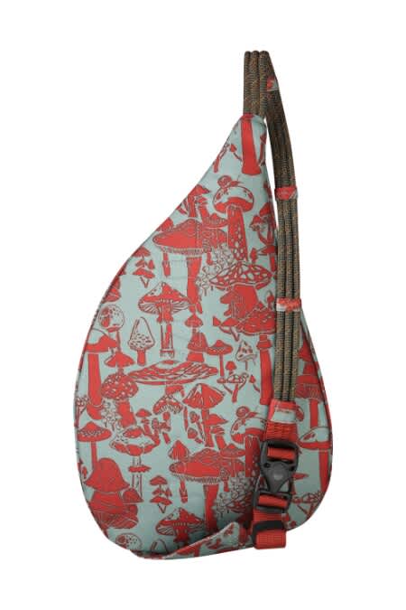 KAVU Mini Ropeable Crossbody Sling Bag Jazzabel: 40,6x22,9x10,2 Cm, Gepolsterte Baumwolle, Verstellbarer Seilgurt