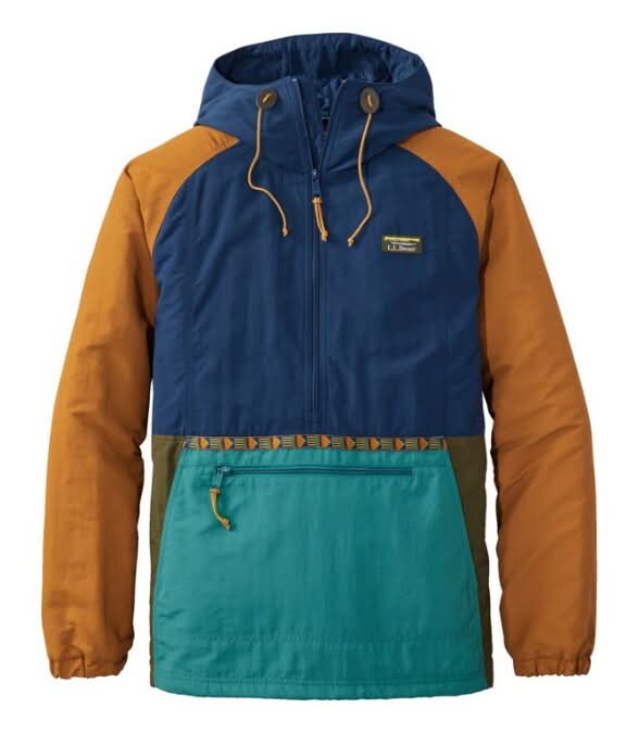 L.L.Bean-Mountain Classic Anorak Multi Color - Men's