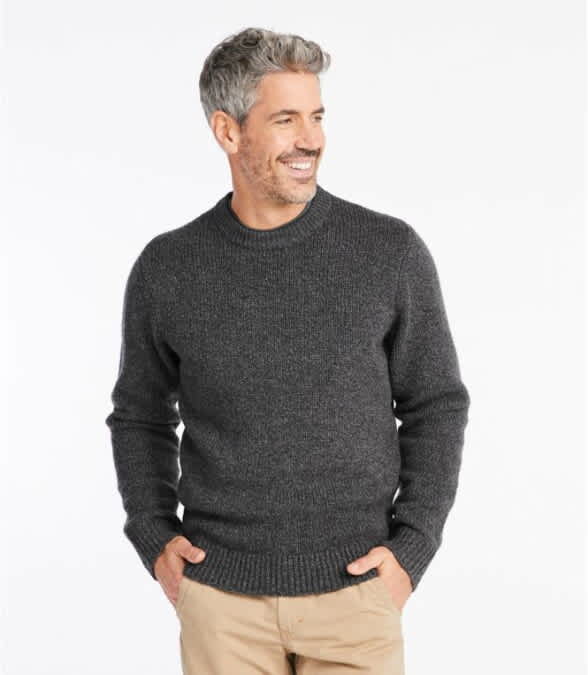 L.L.Bean-Bean's Classic Raggwool Crew Sweater - Men's