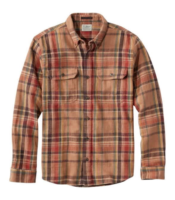 L.L.Bean-1912 Field Flannel Shirt Slightly Fitted Plaid - Men's