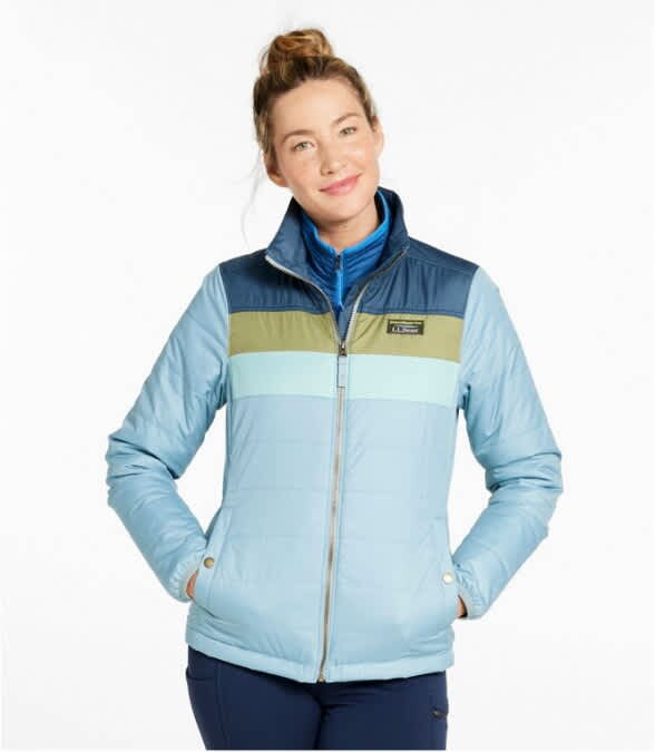 L.L.Bean-Mountain Classic Puffer Jacket Color Block - Women's