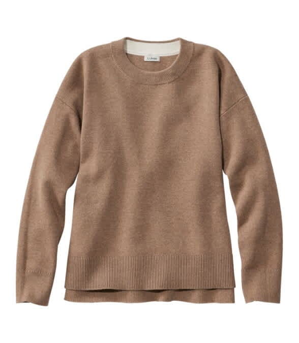 L.L.Bean-Wicked Soft Cotton Cashmere Crew Regular - Women's